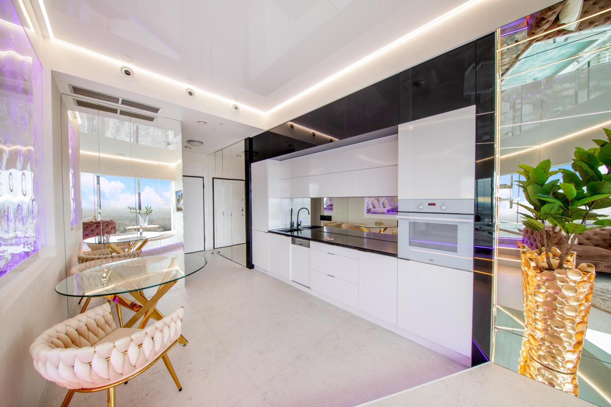 Apartamenty Sky Tower Z Jakuzzi Przy Oknie Wroclaw Ruang foto
